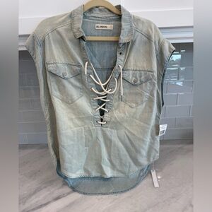 Blank NYC denim top (NWT)
